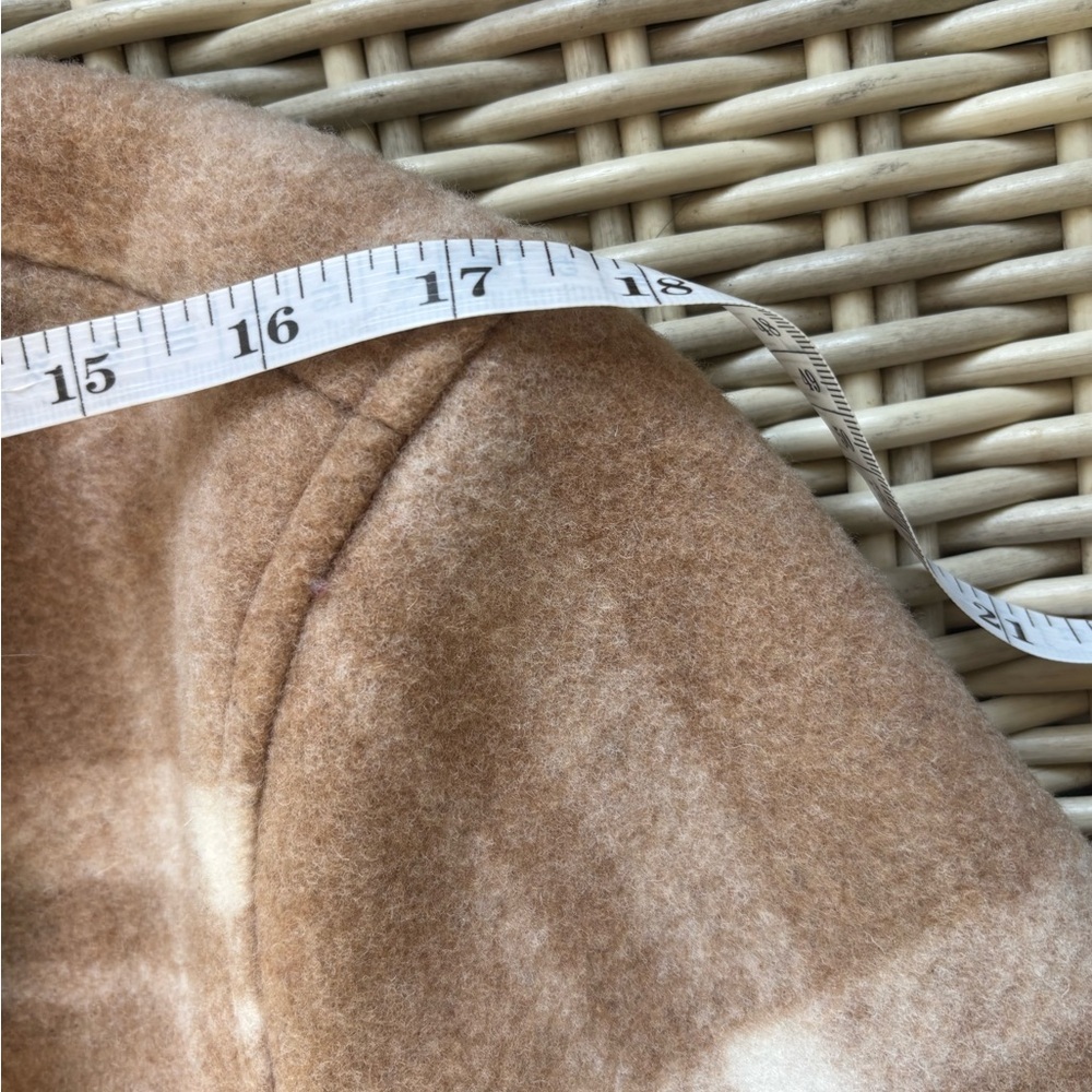 Untuckit Willa Wool Blend Tan Plaid Jacket Small workwear winter holiday‎ preppy - Picture 11 of 14